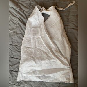 Aritzia White Halter Top
